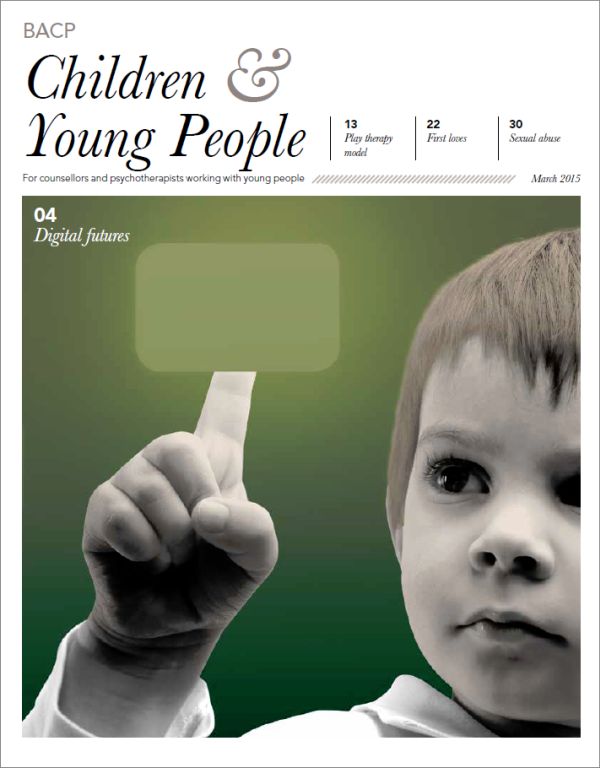 Cover of BACP Children and Young People journal March 2015