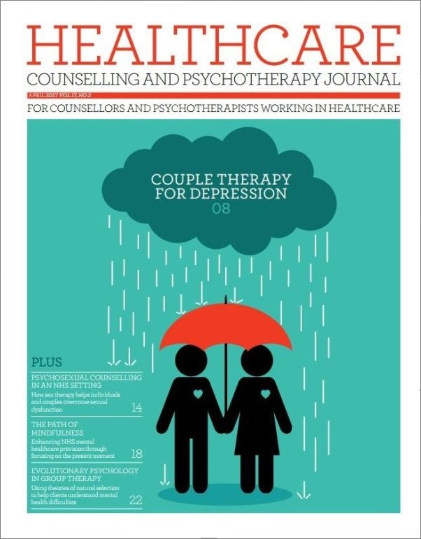 Cover of Healthcare Counselling and Psychotherapy Journal April 2017