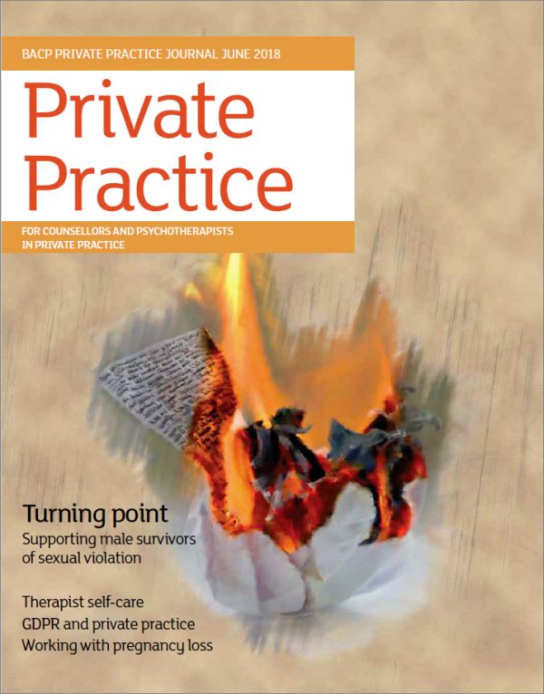 Cover of Private Practice journal June 2018
