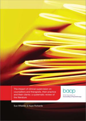 Cover of The impact of clinical supervision literature review