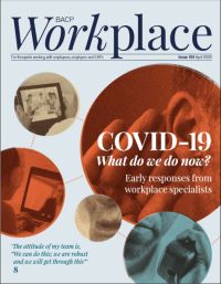 Cover of BACP Workplace April 2020