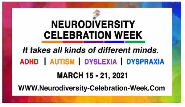 Neurodiversity celebration week logo