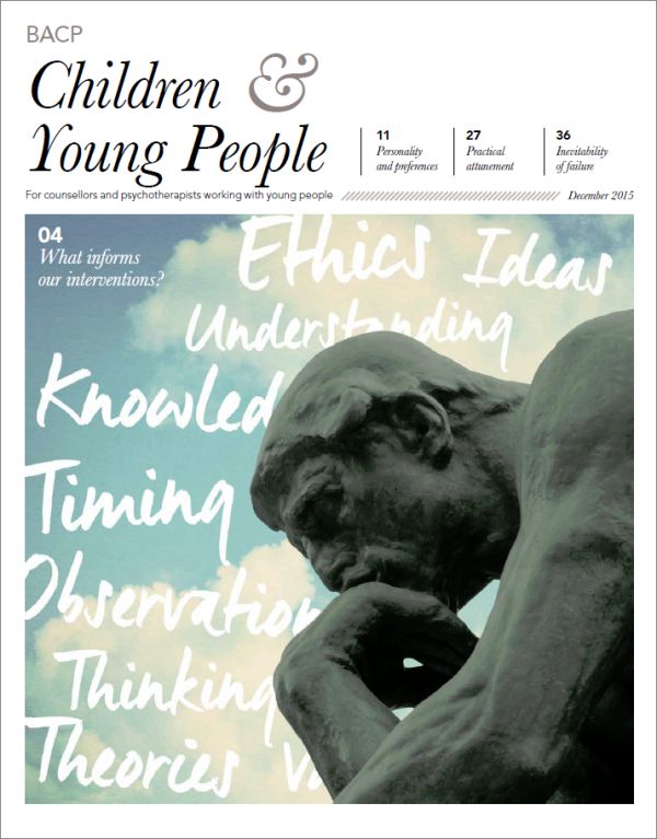 Cover of BACP Children and Young People, December 2015