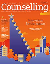 Cover of University and College Counselling, November 2021