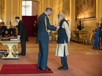 Ramesh Pattni OBE Card