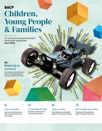 Cover of BACP Children, Young People and Families journal, March 2023