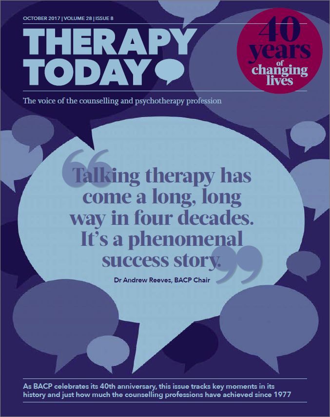Cover of Therapy Today October 2017