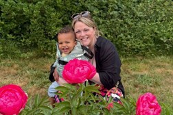 Leanne and her little one