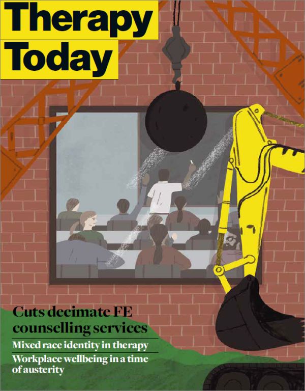 Cover of Therapy Today, December 2015
