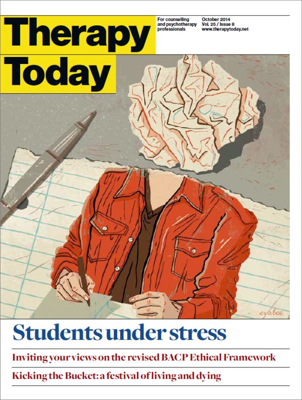 Cover of Therapy Today, October 2014