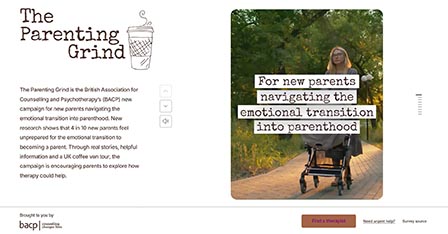 Parenting Grind microsite