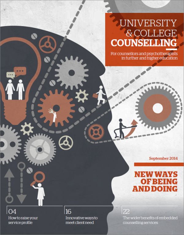 Cover of University and College Counselling, September 2014