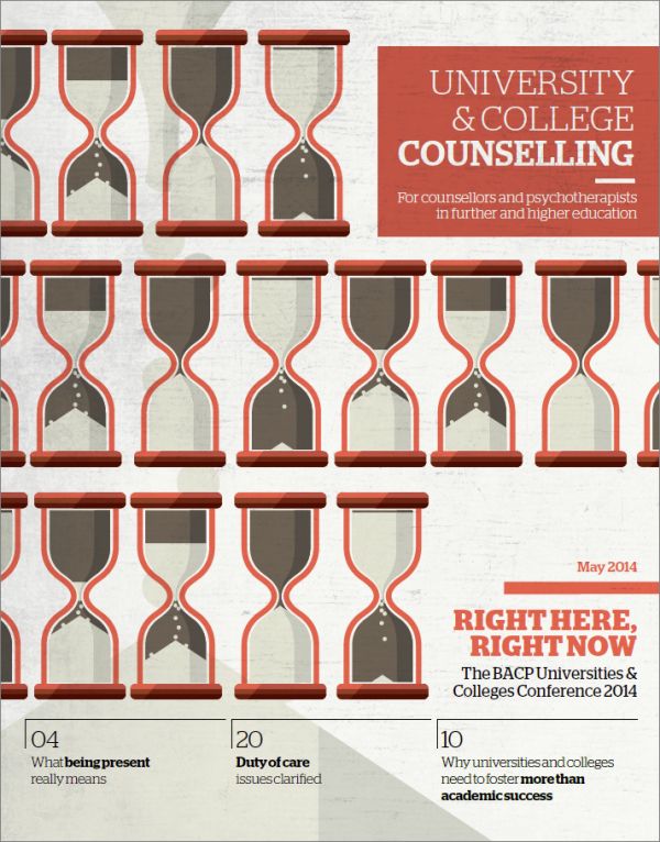 Cover of University and College Counselling, May 2014