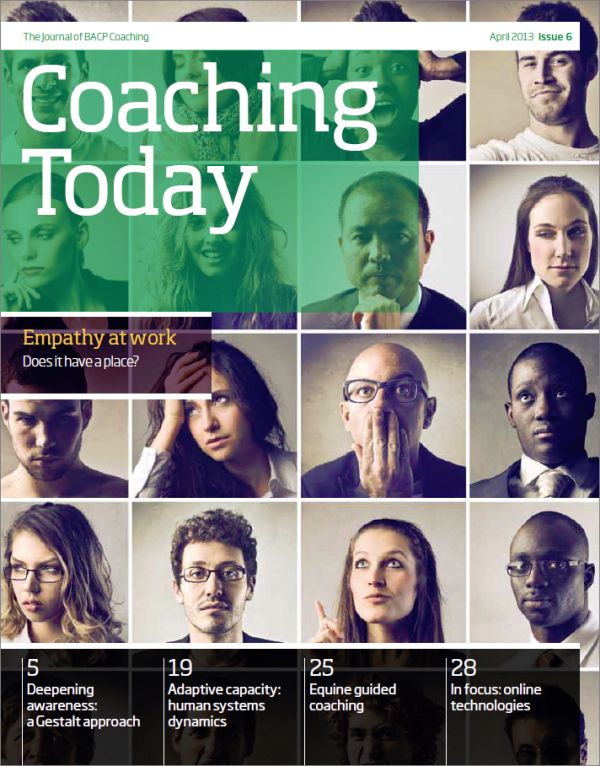 Cover of Coaching Today, April 2013