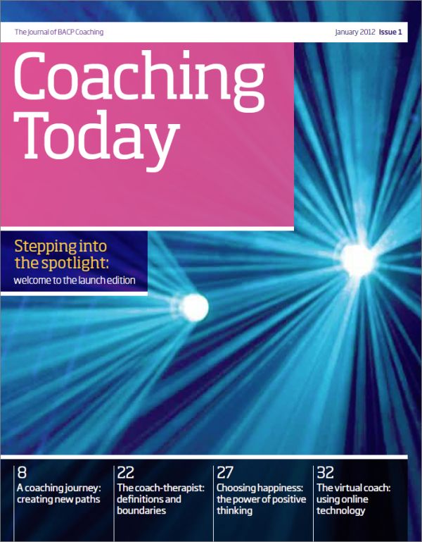 Cover of Coaching Today, January 2012