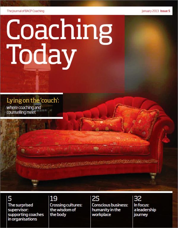 Cover of Coaching Today, January 2013