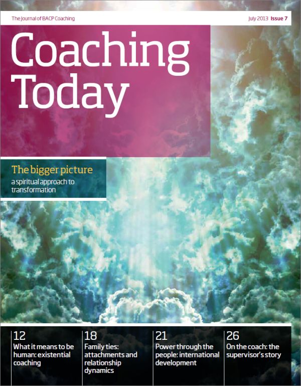 Cover of Coaching Today, July 2013