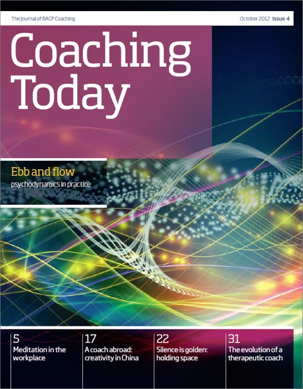 Cover of Coaching Today, October 2012