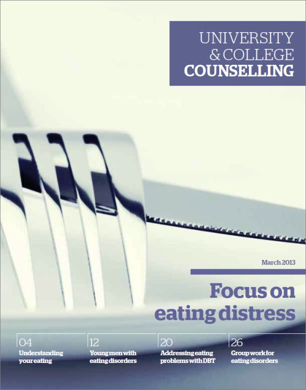 Cover of University and College Counselling, March 2013