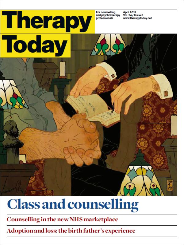 Cover of Therapy Today, April 2013