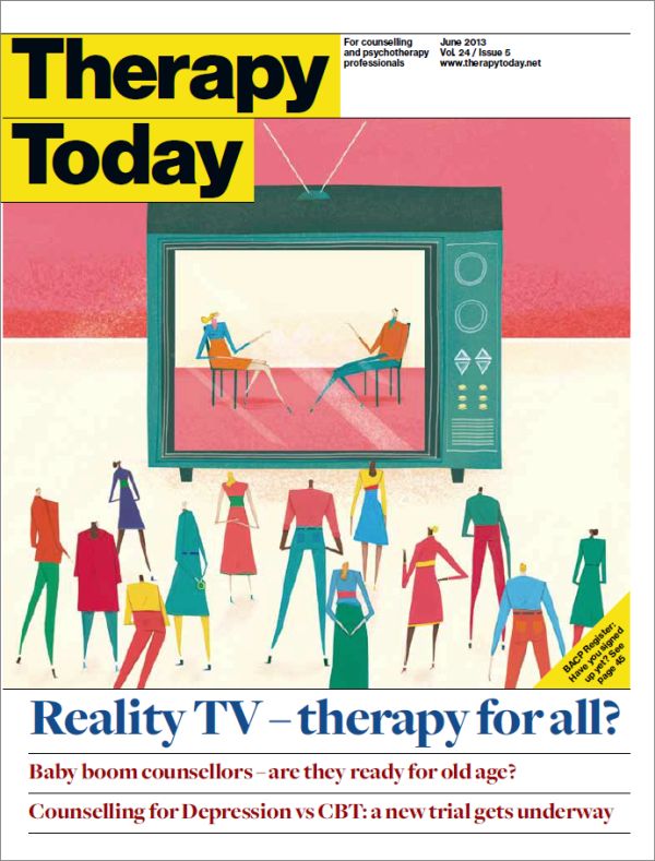 Cover of Therapy Today, June 2013 issue