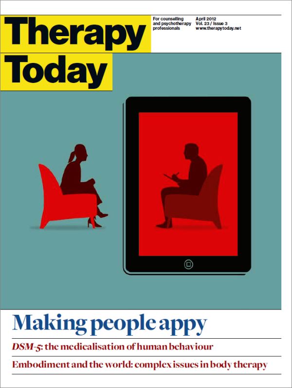 Cover of Therapy Today, April 2012