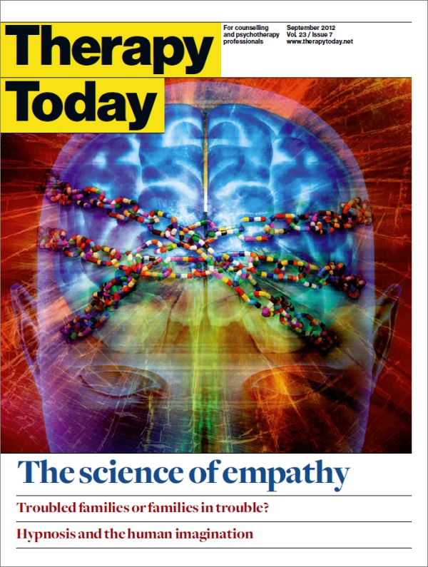 Cover of Therapy Today, September 2012