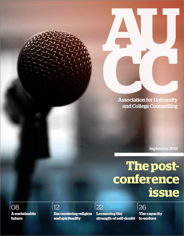 Cover of AUCC, September 2012