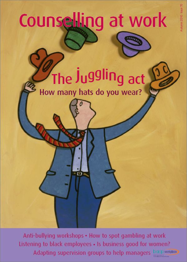 Cover of Counselling at Work, Autumn 2010