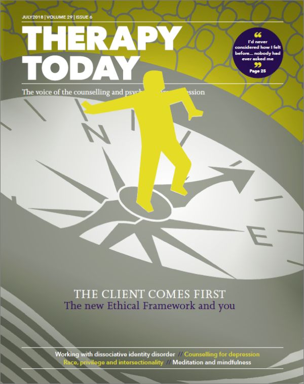 Cover of Therapy Today July 2018