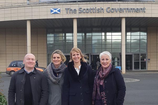 BACP's Steve Mulligan,  Jo Holmes, Fiona Ballantine Dykes and Caroline Jesper.