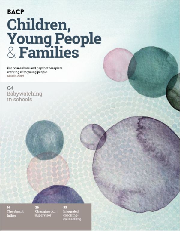 Cover of BACP Children, Young People and Families, March 2019 issue