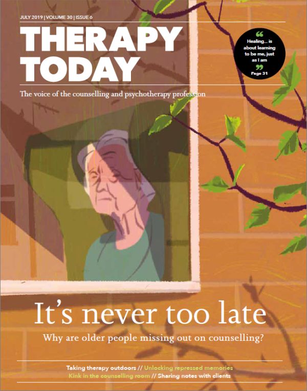 Cover of Therapy Today July 2019