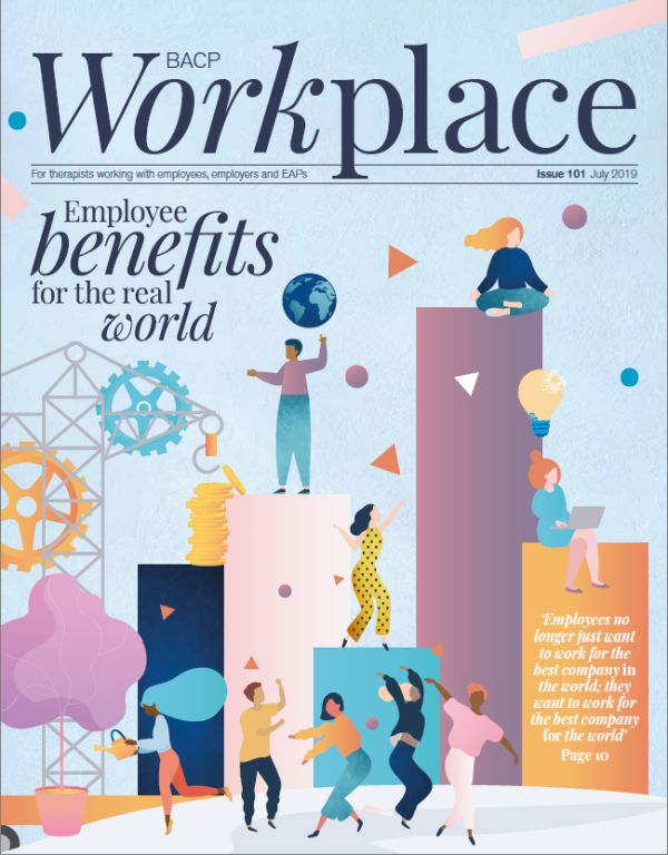 Cover of BACP Workplace July 2019