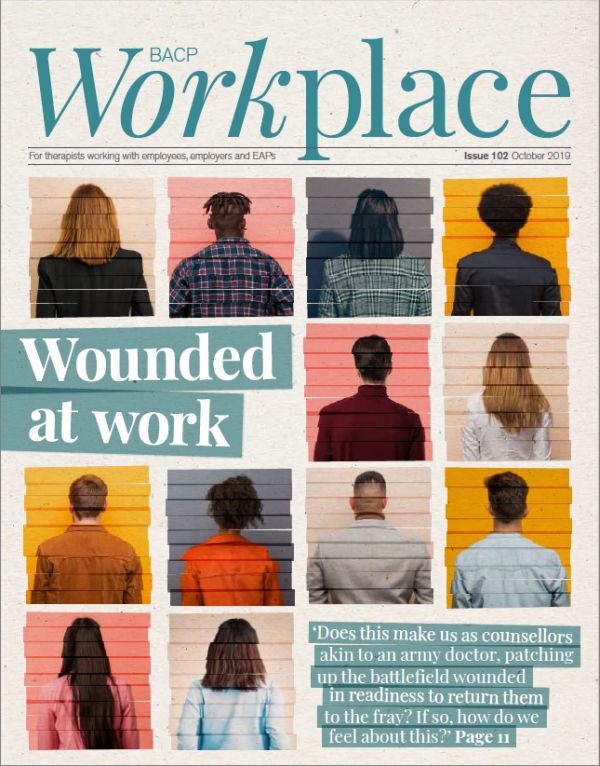 Cover of BACP Workplace October 2019