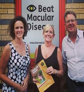 Jeremy meets Sarah and Suzanne from The Macular Society