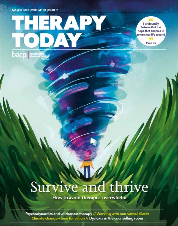 Cover of Therapy Today, March 2020