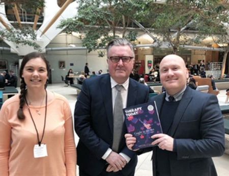 Cesca and Steve with John Nicolson